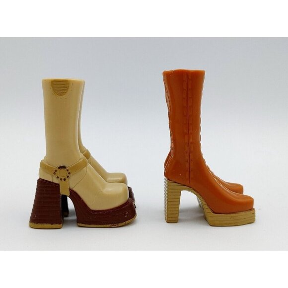 BRATZ DOLL BOOTS Lot of 4 Pairs BOOTS Color Variety - Picture 9 of 12